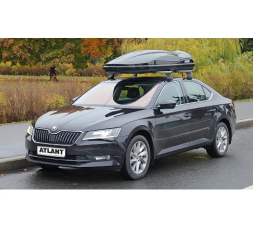 Бокс на крышу Atlant Diamond 500, Белый глянцевый 220х80х44