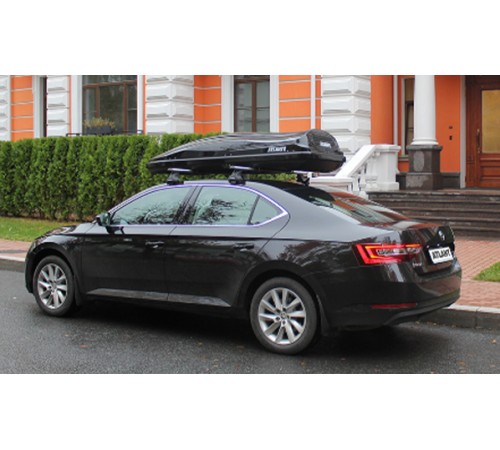 Бокс на крышу Atlant Diamond 500, Белый глянцевый 220х80х44