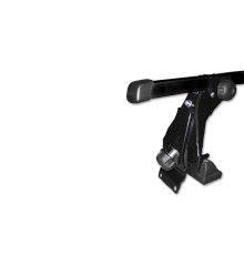 Багажник на крышу Renault Logan эконом класса (с опорой на крышу) (Производитель: Атлант)