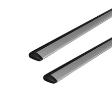 Поперечная дуга Atlant 8824.01 на интегрированные рейлинги на рейлинги на гладкую крышу в штатные места