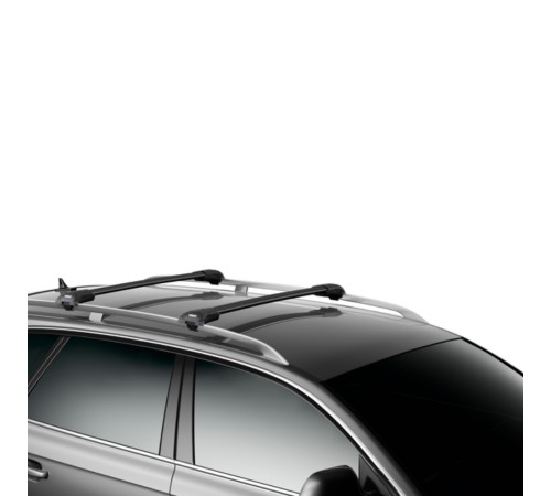 Багажник THULE WingBar Edge 9581-2 размер S на рейлинги, черный