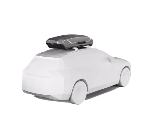 Автобокс THULE Motion 3 L, титановый глянцевый, 450 л