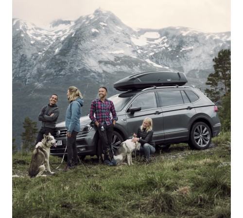 Автобокс THULE Force XT L, чёрный, aeroskin, 450 л.