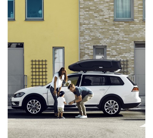 Автобокс THULE Force XT L, чёрный, aeroskin, 450 л.