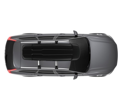Автобокс THULE Force XT Alpine, чёрный, aeroskin, 420 л