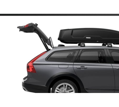 Автобокс THULE Force XT Alpine, чёрный, aeroskin, 420 л