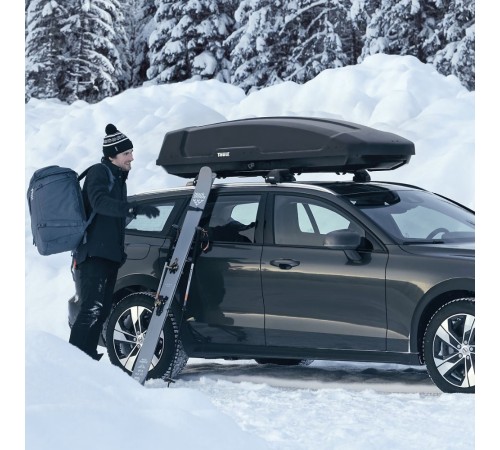 Автобокс THULE Force XT S, чёрный, aeroskin, 300 л.