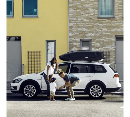 Автобокс THULE Force XT Sport, чёрный, aeroskin, 300 л.