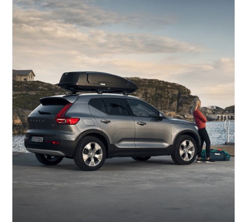 Автобокс THULE Force XT M, черный, aeroskin, 400 л.