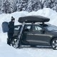 Автобокс THULE Force XT M, черный, aeroskin, 400 л.