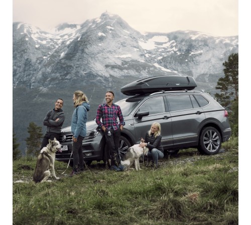 Автобокс THULE Force XT M, черный, aeroskin, 400 л.