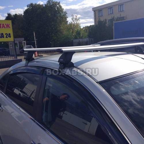 Багажник на крышу для Nissan Almera III седан (2012-) с гладкой крышей