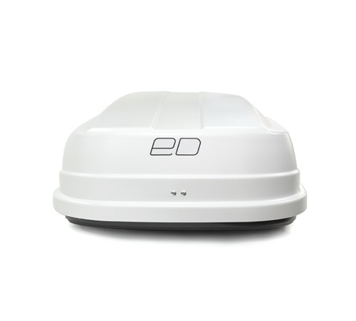 Бокс на крышу Piligrim Магнум 580, Белый матовый (2200х840х400) Быстросъём