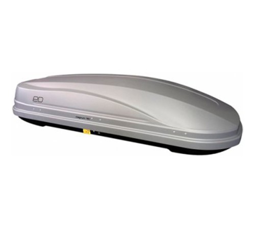 Бокс на крышу Piligrim Магнум 580, Серый матовый (2200х840х400) Быстросъём