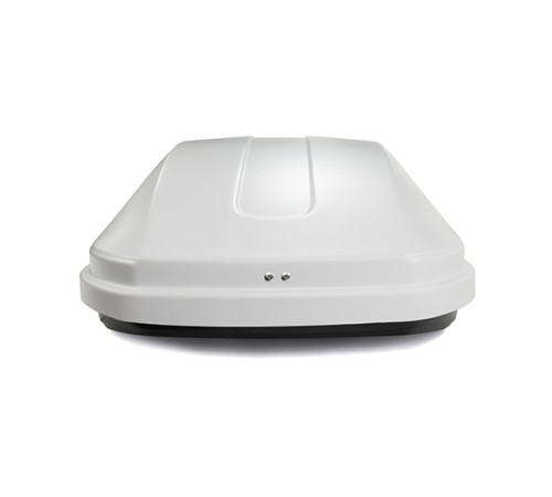 Бокс на крышу Piligrim Магнум 580, Белый глянцевый  (2200х840х400) Быстросъём