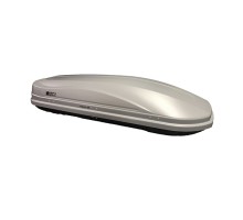 Бокс на крышу Piligrim Магнум 390, Серый матовый (1850х840х400) Быстросъём