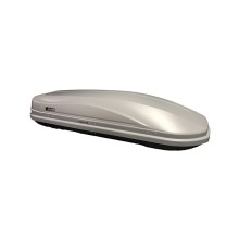 Бокс на крышу Piligrim Магнум 390, Серый матовый (1850х840х400) Быстросъём