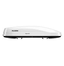 Бокс на крышу Piligrim Магнум 390, Белый глянцевый (1850х840х400) Быстросъём