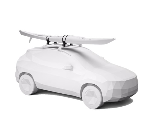 Крепление Thule DockGrip 895 для перевозки каяка и доски для сапсерфинга