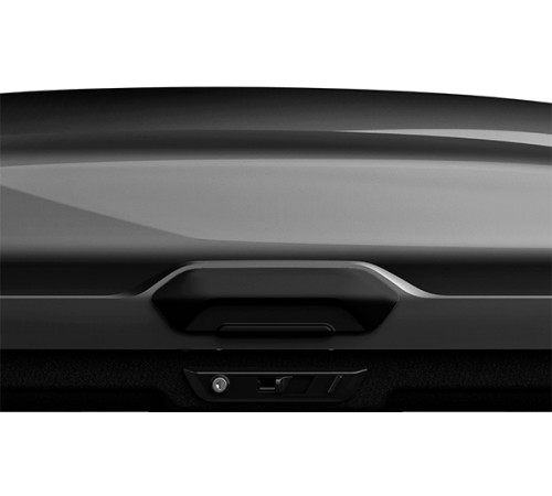 Бокс на крышу Lux Tavr 197, Черный глянцевый 197х89х40 см