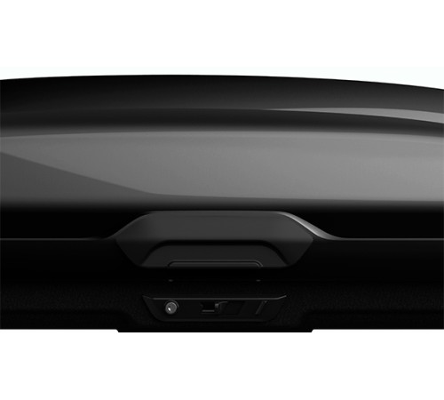 Бокс на крышу Lux Tavr 175, Черный глянцевый 175х85х40 см