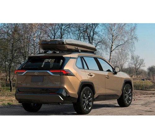 Бокс на крышу Lux Major, Черный глянцевый 217х86х32 см