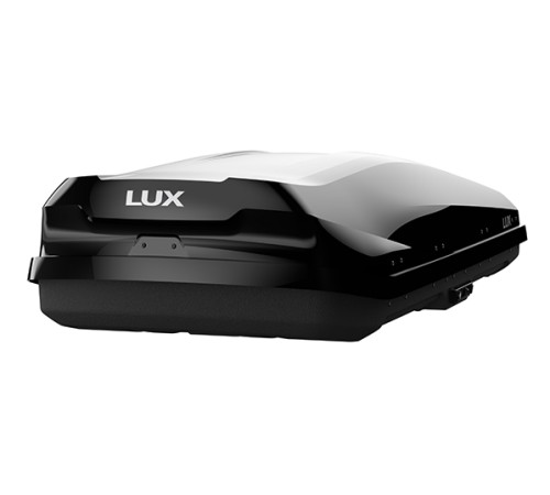 Бокс на крышу Lux Irbis 206, Черный глянцевый 206х75х36 см