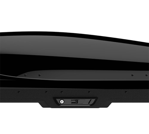 Бокс на крышу Lux Irbis 206, Черный глянцевый 206х75х36 см