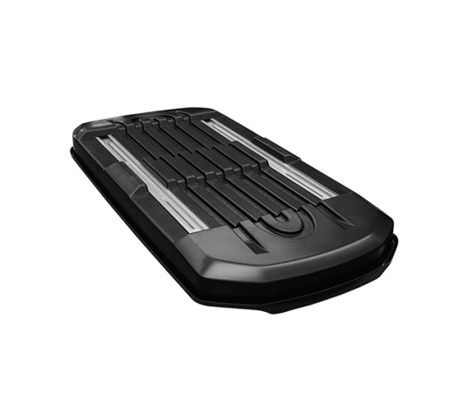 Бокс на крышу Lux Tavr 140, Черный матовый 142х91х45 см