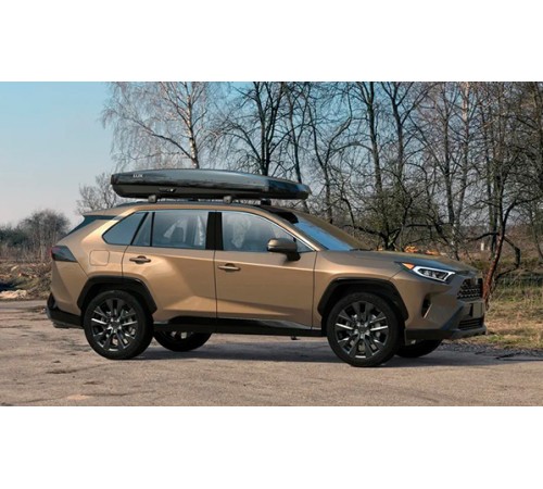 Бокс на крышу Lux Major, Черный глянцевый 217х86х32 см