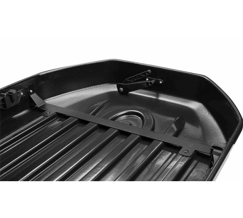 Бокс на крышу Lux Tavr 140, Черный матовый 142х91х45 см