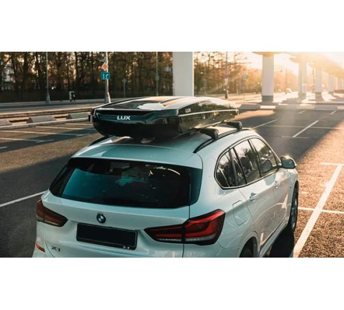 Бокс на крышу Lux Major, Черный глянцевый 217х86х32 см