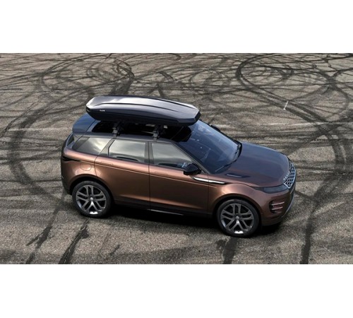 Бокс на крышу Lux Major, Серый глянцевый 217х86х32 см