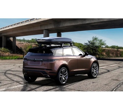 Бокс на крышу Lux Major, Серый глянцевый 217х86х32 см