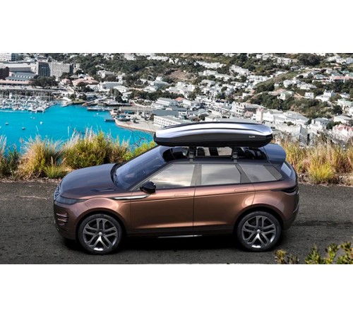 Бокс на крышу Lux Major, Серый глянцевый 217х86х32 см