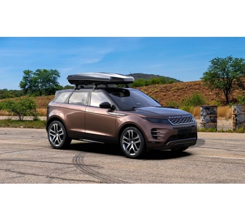 Бокс на крышу Lux Major, Серый глянцевый 217х86х32 см