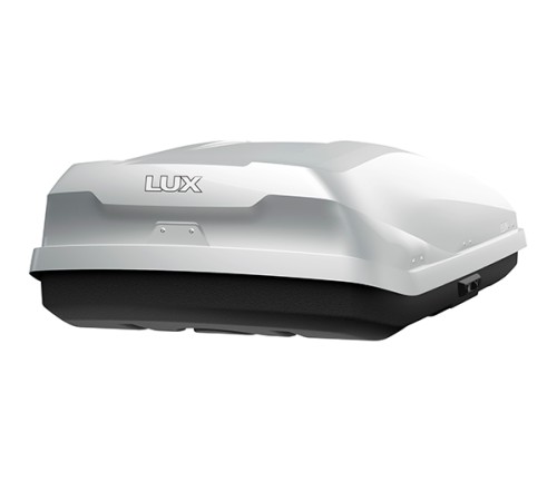 Бокс на крышу Lux Irbis 175, Белый глянцевый 175х85х40 см