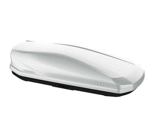 Бокс на крышу Lux Irbis 175, Белый глянцевый 175х85х40 см