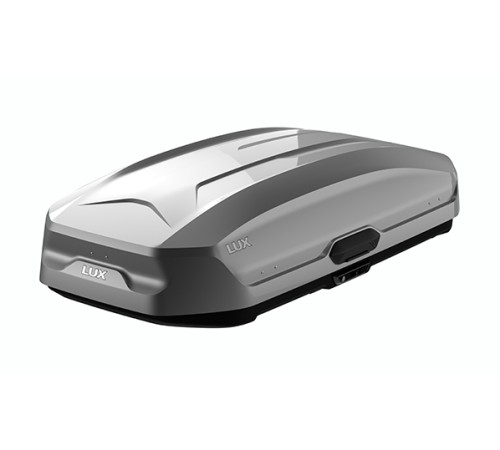 Бокс на крышу Lux Tavr 175, Серый глянцевый 175х85х40 см