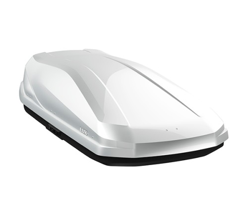 Бокс на крышу Lux Irbis 175, Белый глянцевый 175х85х40 см