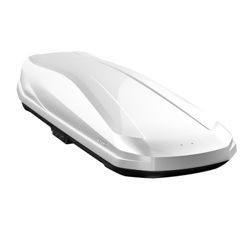 Бокс на крышу Lux Irbis 206, Белый глянцевый 206х75х36 см