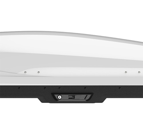 Бокс на крышу Lux Irbis 206, Белый глянцевый 206х75х36 см
