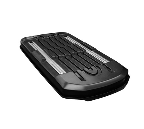 Бокс на крышу Lux Irbis 150, Черный матовый 150x76x35 см