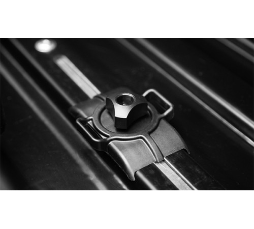 Бокс на крышу Lux Irbis 150, Черный матовый 150x76x35 см