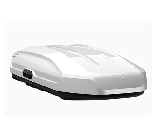 Бокс на крышу Lux Tavr 197, Белый глянцевый 197х89х40 см