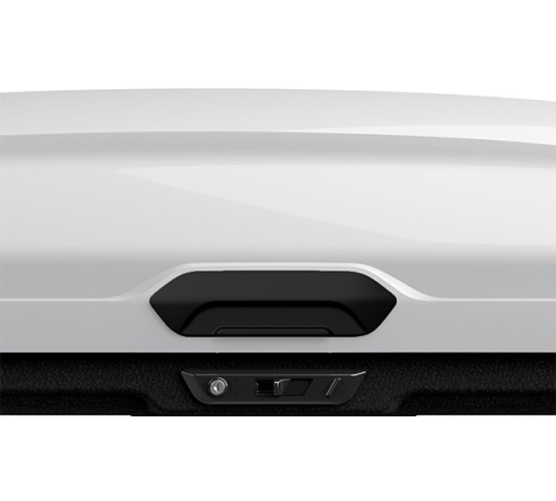 Бокс на крышу Lux Tavr 197, Белый глянцевый 197х89х40 см