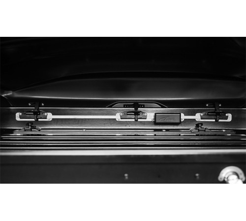 Бокс на крышу Lux Irbis 150, Черный матовый 150x76x35 см