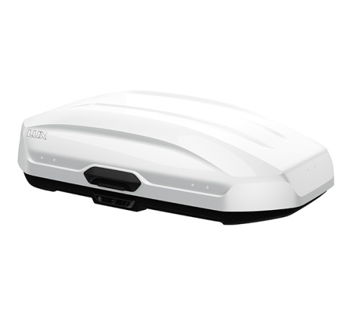 Бокс на крышу Lux Tavr 175, Белый глянцевый 175х85х40 см