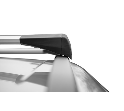 Комплект дуг аэро-трэвэл LUX 99/105см серебристых без заглушек 792788