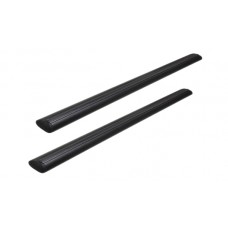 Алюминиевая дуга крыловидный профиль L=1260 Black (2 шт)